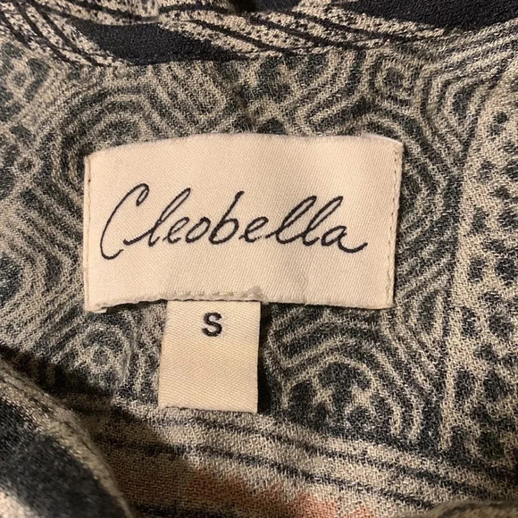 CLEOBELLA by ANTHROPOLOGIE Sadira Fringe Dress in Wood Block Print‎ - Picture 8 of 11